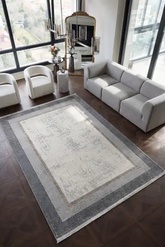 Verona 1901 Mink Living Room Carpet Hallway Cut Rug Soft Texture Non-Slip Dustproof Woven Machine Carpet - Mink 