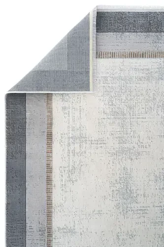 Verona 1901 Vizon Salon Halısı Koridor Kesme Yolluk Yumuşak Doku Kaymaz Tozumaz Dokuma Makine Halısı-Vizon - 4