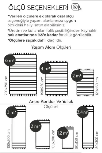 Verona 1905 Vizon Salon Halısı Koridor Kesme Yolluk Yumuşak Doku Kaymaz Tozumaz Dokuma Makine Halısı-Vizon 4 - 3