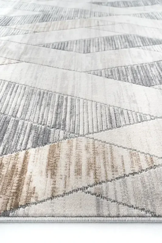 Verona 1906 Mink Salon Carpet Hallway Cut Runner Soft Texture Non-slip Dustproof Woven Machine Carpet-Mink 5 - 8