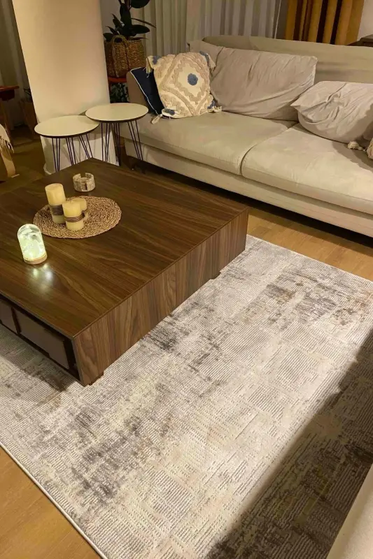 Verona 1907 Mink Hall Carpet Corridor Cut Rug Soft Texture Non-slip Non-dust Weaving Machine Carpet-Mink 6 - 5