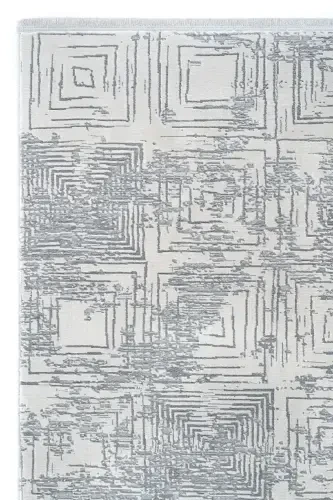 Verona 1908 Cream Salon Rug Corridor Cut Runner Soft Texture Non-Slip Dustproof Woven Machine Rug-Cream - 3