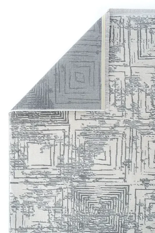 Verona 1908 Cream Salon Rug Corridor Cut Runner Soft Texture Non-Slip Dustproof Woven Machine Rug-Cream - 4