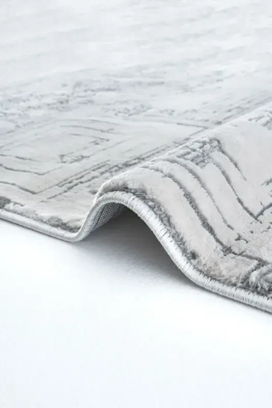 Verona 1908 Cream Salon Rug Corridor Cut Runner Soft Texture Non-Slip Dustproof Woven Machine Rug-Cream - 5