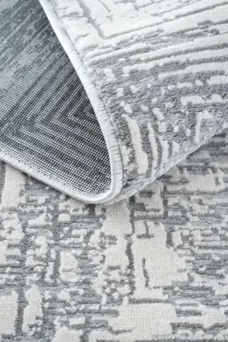 Verona 1908 Cream Salon Rug Corridor Cut Runner Soft Texture Non-Slip Dustproof Woven Machine Rug-Cream - 7