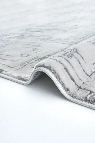 Verona 1908 Cream Salon Rug Corridor Cut Runner Soft Texture Non-Slip Dustproof Woven Machine Rug-Cream - 6