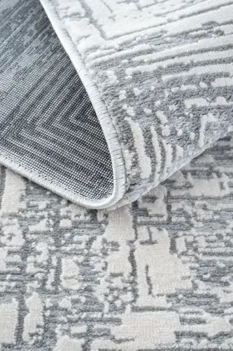 Verona 1908 Cream Salon Rug Corridor Cut Runner Soft Texture Non-Slip Dustproof Woven Machine Rug-Cream - 8