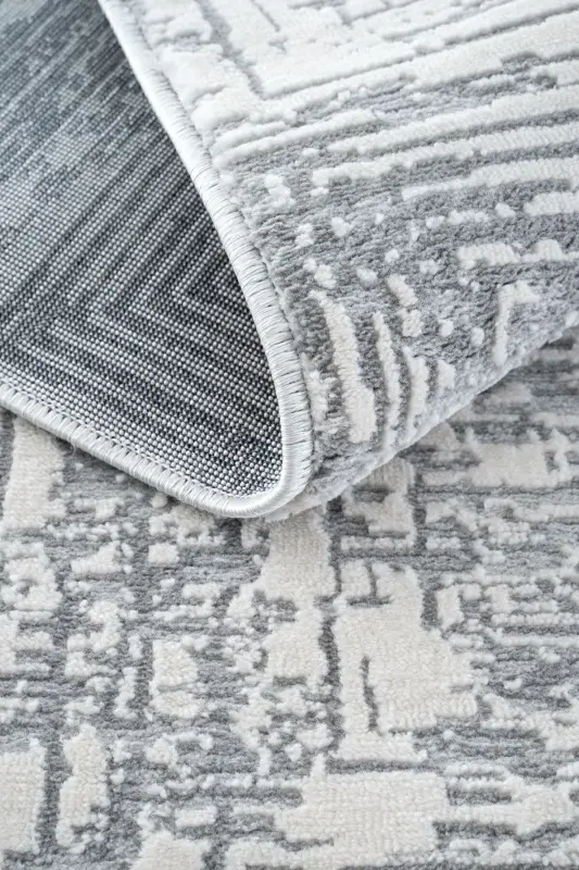 Verona 1908 Cream Salon Rug Corridor Cut Runner Soft Texture Non-Slip Dustproof Woven Machine Rug-Cream - 8