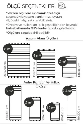 Verona 1908 Krem Salon Halısı Koridor Kesme Yolluk Yumuşak Doku Kaymaz Tozumaz Dokuma Makine Halısı-Krem - 8