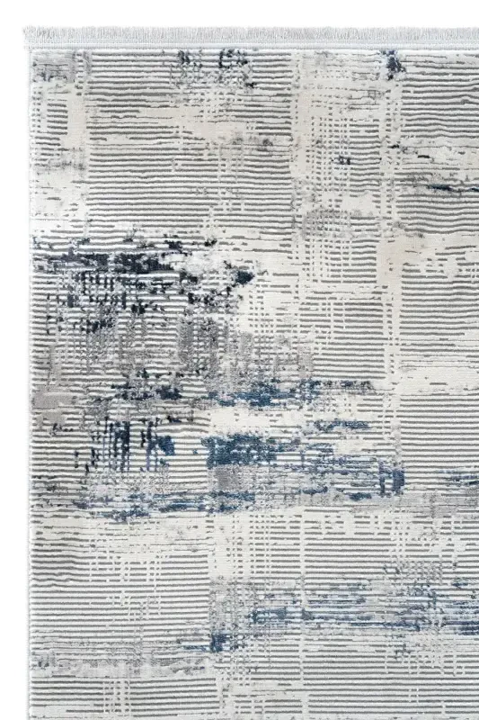 Verona 1909 Moviy Salon Gilami Koridor Kesma Yo'lak Yumshoq To'qima Sirpanmaydigan Chang Yutmaydigan To'quv Dastgoh Gilami-Moviy - 5