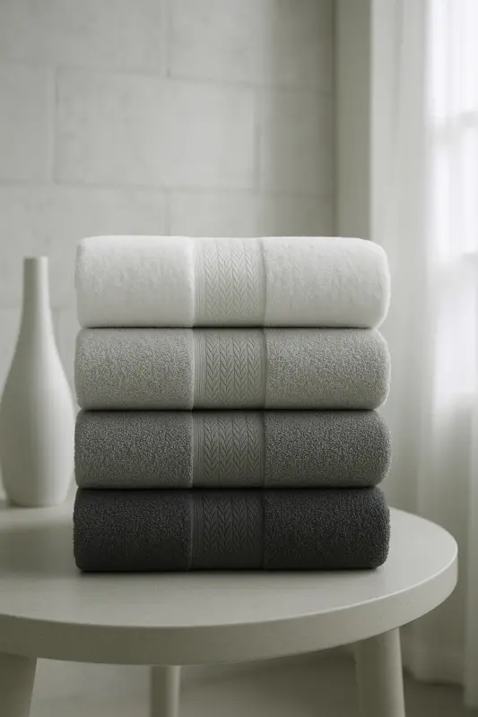 Veronica Small 4-Piece Towel Set 50x90 cm - CASNACK