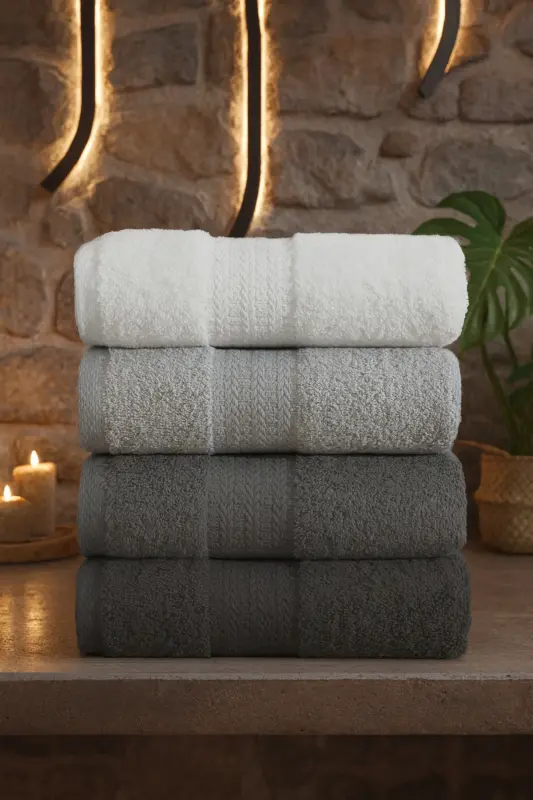 Veronica Small 4-Piece Towel Set 50x90 cm - 3