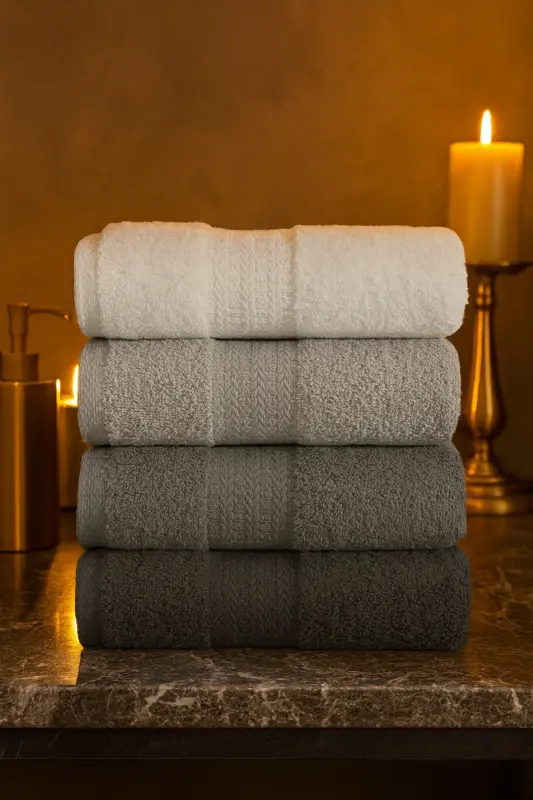Veronica Small 4-Piece Towel Set 50x90 cm - 5