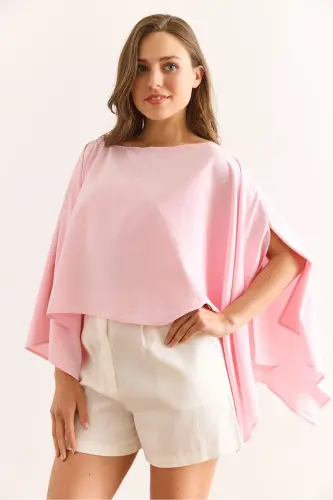 Versatile Woman in Candy Pink Bustier - 3