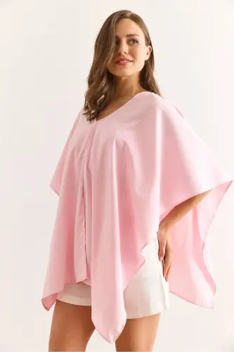 Versatile Woman in Candy Pink Bustier - 5