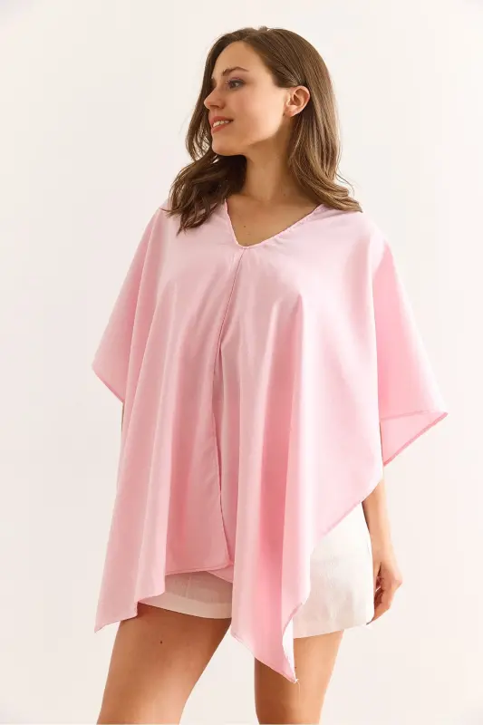 Versatile Woman in Candy Pink Bustier - 6