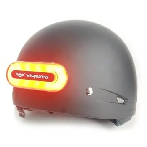 VERSATTA LED Helmet Light, Motorcycle Helmet Light, Bike Bicycle Rear Red Safety Light for Night Riding, Warning Tail Rechargeable Light with Type-C Cable - 1