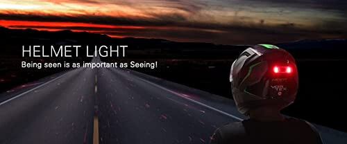 VERSATTA LED Motorcycle Helmet Light, Bike Bicycle Rear Red Safety Light, Helmet Light, Warning Tail Lights, Helmet Light for Night Riding with USB Chargeable Cable Small - 6