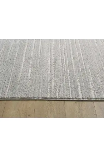 Versay Koleksiyonu Modern Dokuma Halı Salon Oturma Odası Koridor Halısı-Gri - 1