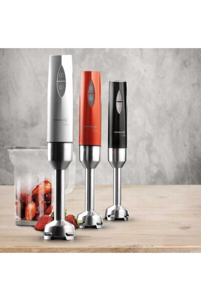 Vertex Duo Inox Kırmızı Blender Seti A444-04 Fma01889 - 17