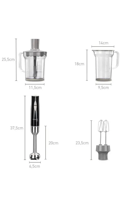 Vertex Mega Black Blender Set - 2