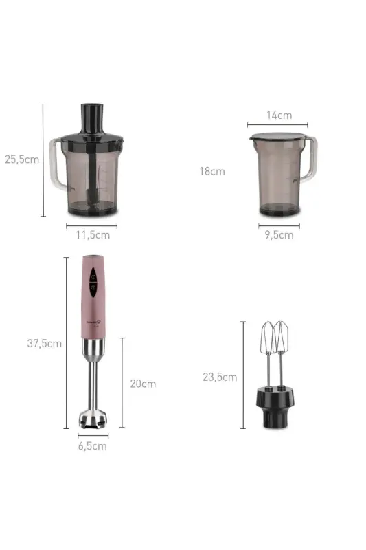 Vertex Mega Rosagold Blender Set A445-05 - 2