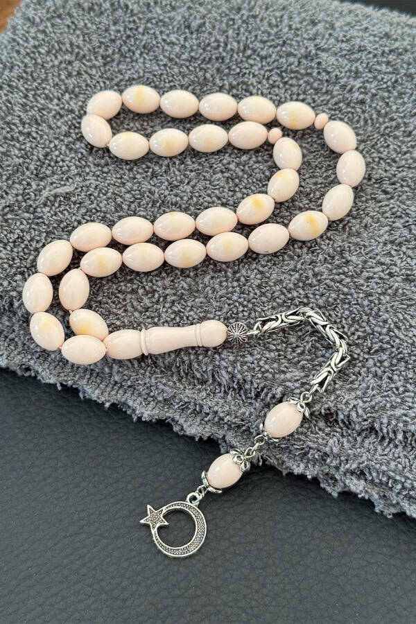 Very Beautiful Collectible Blood Amber Rosary - 1