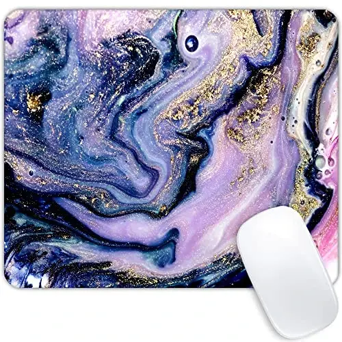 Very Beautiful Purple Marble Mouse pad Customized Mousepad Non-Slip Rubber Base Mouse Pads for Computers Laptop Office Desk Accessories Mouse pad - 1