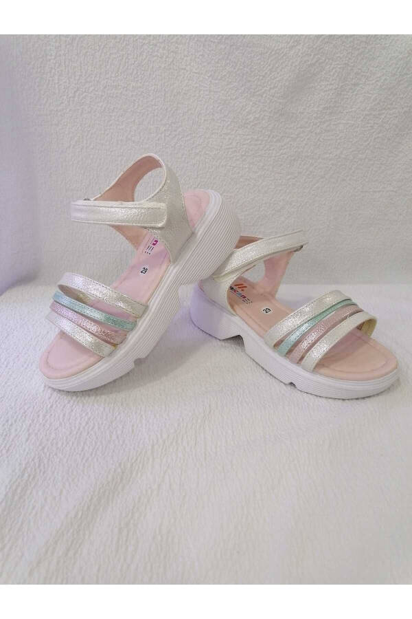 Very Light Sole Colorful Girls Sandals - 7