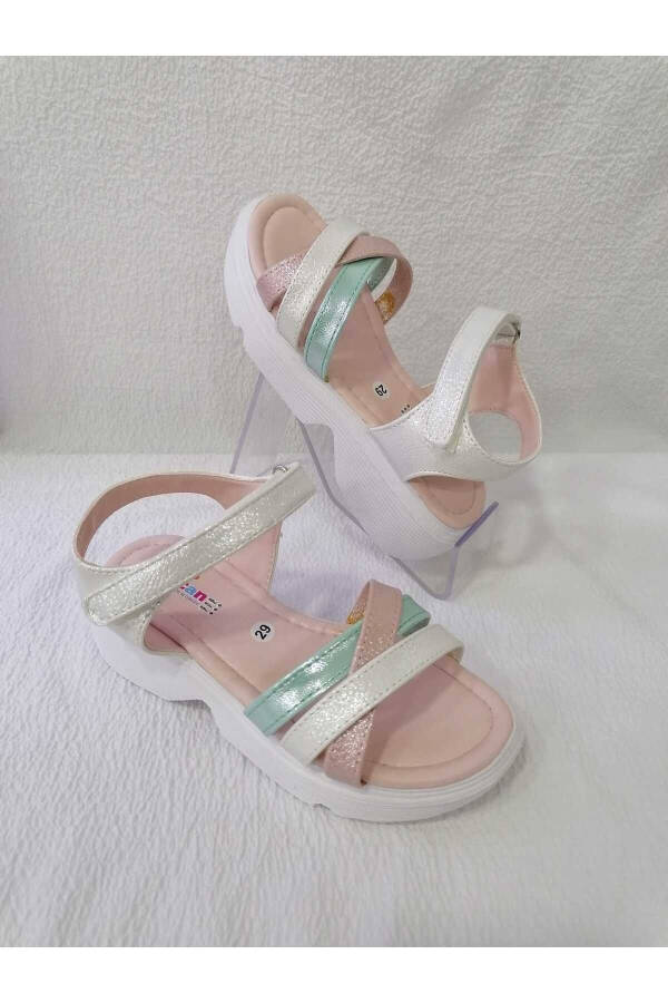 VERY LIGHT SOLE COLORFUL GIRL'S SANDALS - 1