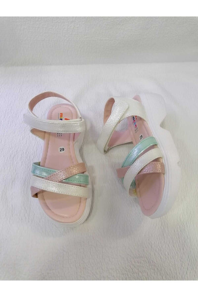 VERY LIGHT SOLE COLORFUL GIRL'S SANDALS - 2