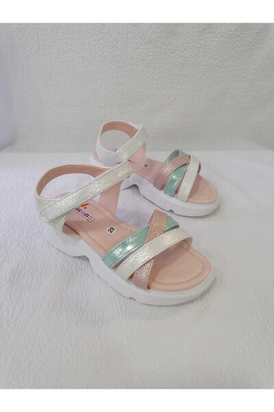 VERY LIGHT SOLE COLORFUL GIRL'S SANDALS - 6