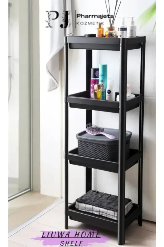 Vesken Bathroom, Kitchen, Office Shelf Unit 3 Tier 4 - 1