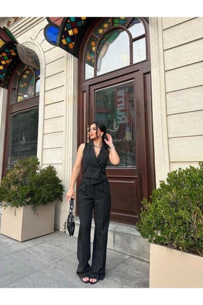 Vest Pants Pocket Suit Dress - ZF BUTİK