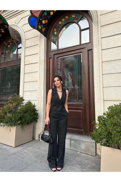 Vest Pants Pocket Suit Dress - ZF BUTİK (1)