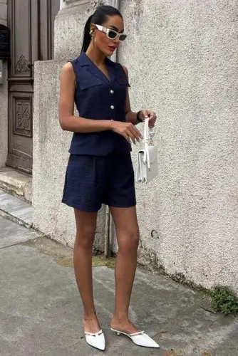 Vest Shorts Viscon Suit 10156-17 - 3
