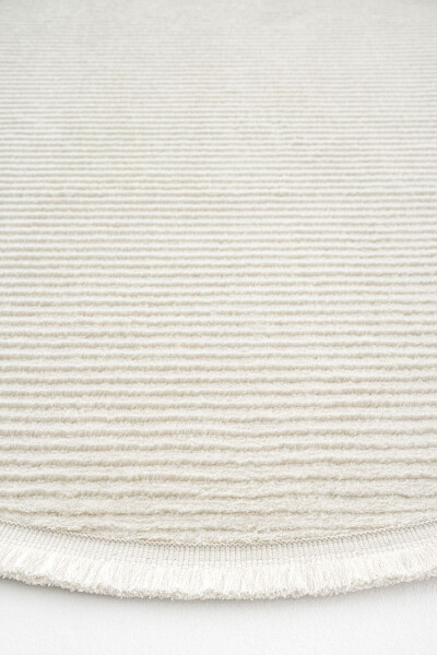 Vetrina 3601 Cream Soft Texture Carpet Rug Living Room Kitchen Corridor Cut Runner Round Machine Carpet - 34