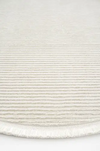 Vetrina 3601 Cream Soft Texture Carpet Rug Living Room Kitchen Corridor Cut Runner Round Machine Carpet - COOL HALI (1)