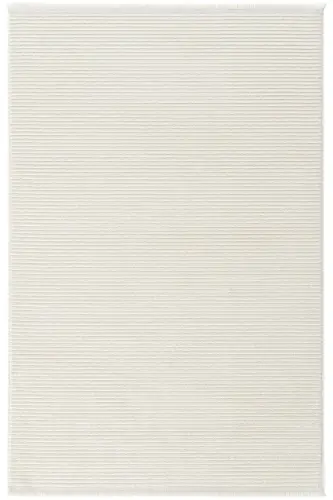 Vetrina 3601 Krem Yumuşak Dokulu Halı Kilim Salon Mutfak Koridor Kesme Yolluk Dokuma Makine Halısı - Krem - Cool Halı (1)