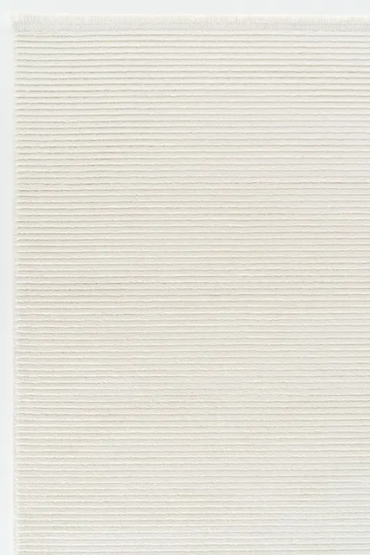 Vetrina 3601 Krem Yumuşak Dokulu Halı Kilim Salon Mutfak Koridor Kesme Yolluk Dokuma Makine Halısı - Krem - 4