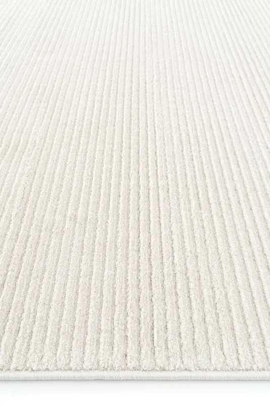Vetrina 3601 Krem Yumuşak Dokulu Halı Kilim Salon Mutfak Koridor Kesme Yolluk Dokuma Makine Halısı - Krem - 6