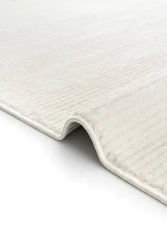 Vetrina 3601 Krem Yumuşak Dokulu Halı Kilim Salon Mutfak Koridor Kesme Yolluk Dokuma Makine Halısı - Krem - 7