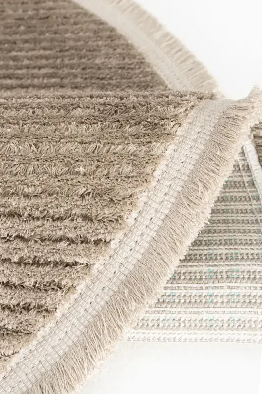 Vetrina 3602 Mink Soft Texture Carpet Rug Living Room Kitchen Corridor Cut Runner Round Machine Carpet-Mink - 7