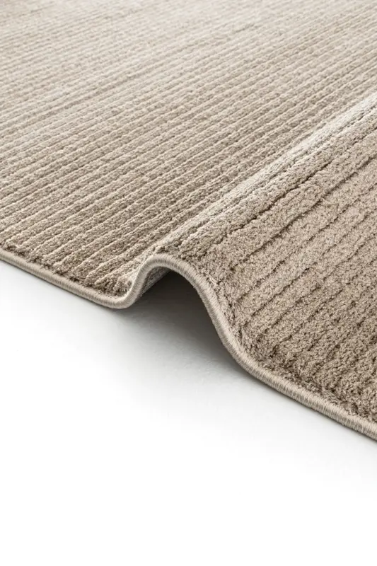 Vetrina 3602 Vizon Yumuşak Dokulu Halı Kilim Salon Mutfak Koridor Kesme Yolluk Dokuma Makine Halısı-Vizon - 2
