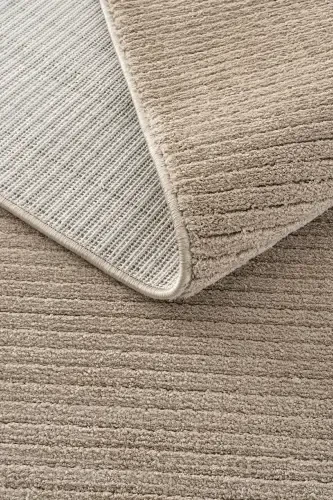 Vetrina 3602 Vizon Yumuşak Dokulu Halı Kilim Salon Mutfak Koridor Kesme Yolluk Dokuma Makine Halısı-Vizon - 4