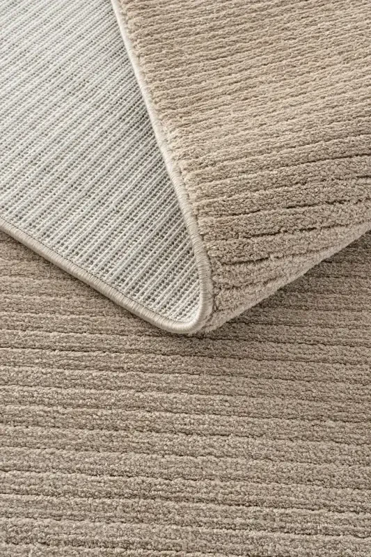 Vetrina 3602 Vizon Yumuşak Dokulu Halı Kilim Salon Mutfak Koridor Kesme Yolluk Dokuma Makine Halısı-Vizon - 4