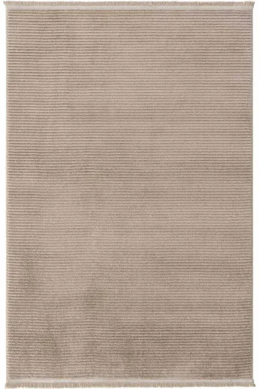 Vetrina 3602 Vizon Yumuşak Dokulu Halı Kilim Salon Mutfak Koridor Kesme Yolluk Dokuma Makine Halısı-Vizon - 6