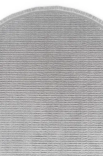Vetrina 3603 Gray Soft Texture Rug Carpet Living Room Kitchen Hallway Cut Runner Round Machine Carpet-Gray - 11