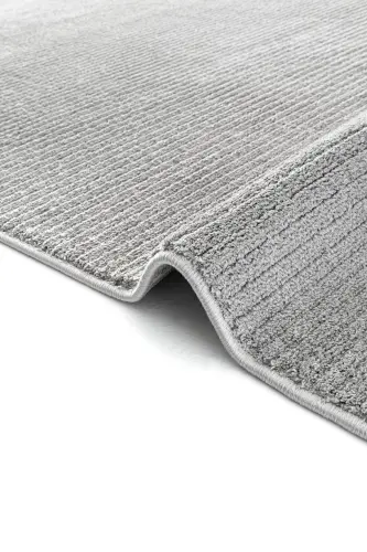 Vetrina 3603 Gri Yumuşak Dokulu Halı Kilim Salon Mutfak Koridor Kesme Yolluk Dokuma Makine Halısı - Gri - 7