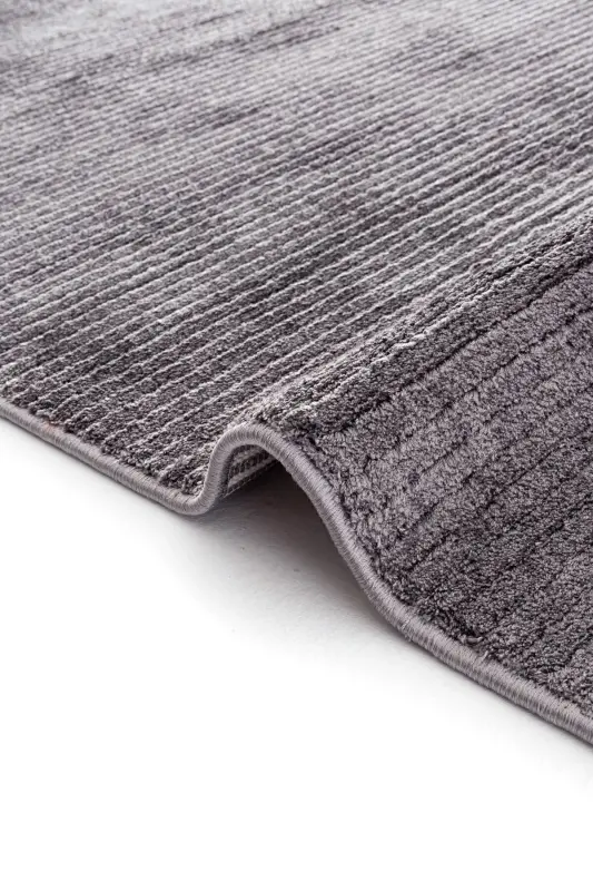 Vetrina 3604 Anthracite Soft Texture Rug Carpet Living Room Kitchen Hallway Cut Runner Woven Machine Carpet-Anthracite - 5